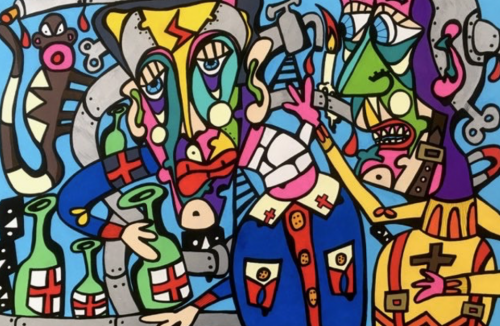 Click Here To Enlarge This Photo Of Street Style, A Collection of Graffiti inspired Art