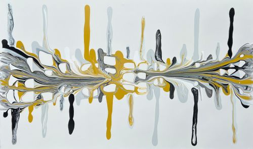Click Here To Enlarge This Photo Of New Abstract Art by Kirsty Mackay