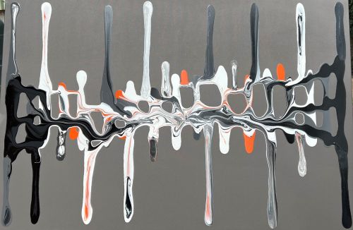 Click Here To Enlarge This Photo Of New Abstract Art by Kirsty Mackay