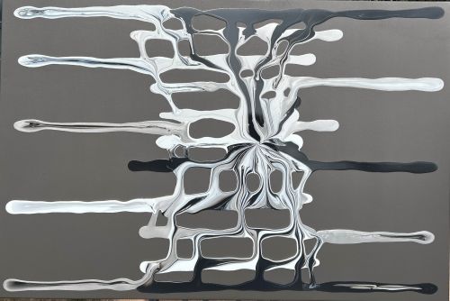 Click Here To Enlarge This Photo Of New Abstract Art by Kirsty Mackay