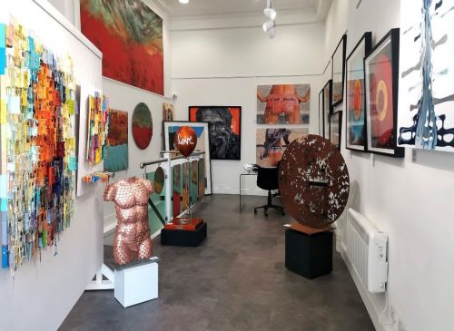 Click Here To Enlarge This Photo Of George Thornton Art Manchester one Year Anniversary