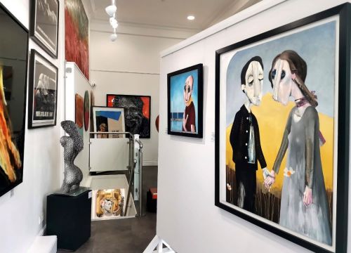 Click Here To Enlarge This Photo Of George Thornton Art Manchester one Year Anniversary