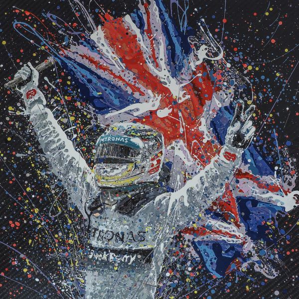 Click Here To Enlarge This Photo Of Lewis Hamilton Union Jack