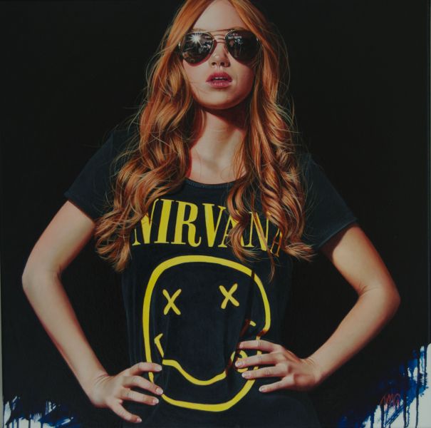 Click Here To Enlarge This Photo Of Yeah Baby I by Trudy Good (Framed)