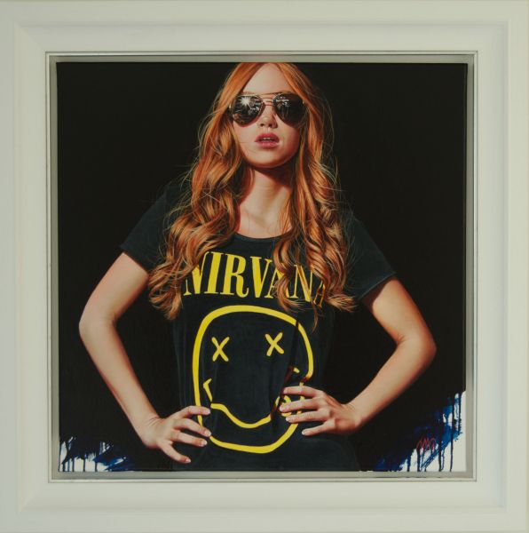 Click Here To Enlarge This Photo Of Yeah Baby I by Trudy Good (Framed)