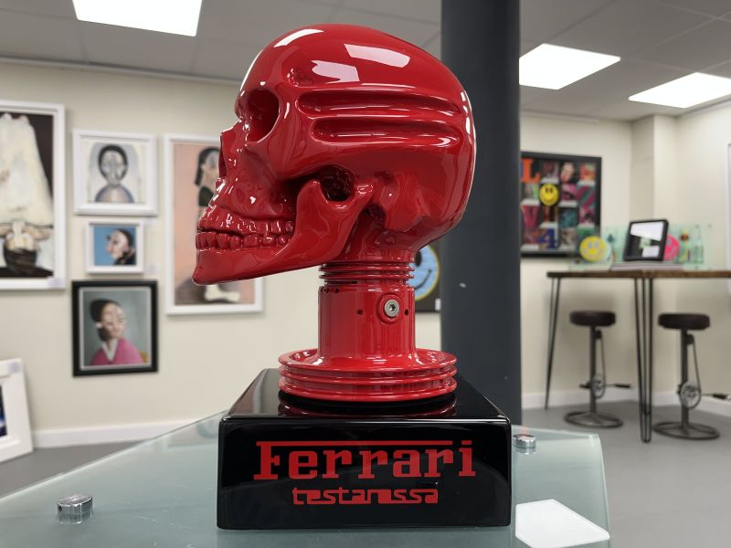 Click Here To Enlarge This Photo Of Ferrari Testarossa Skull