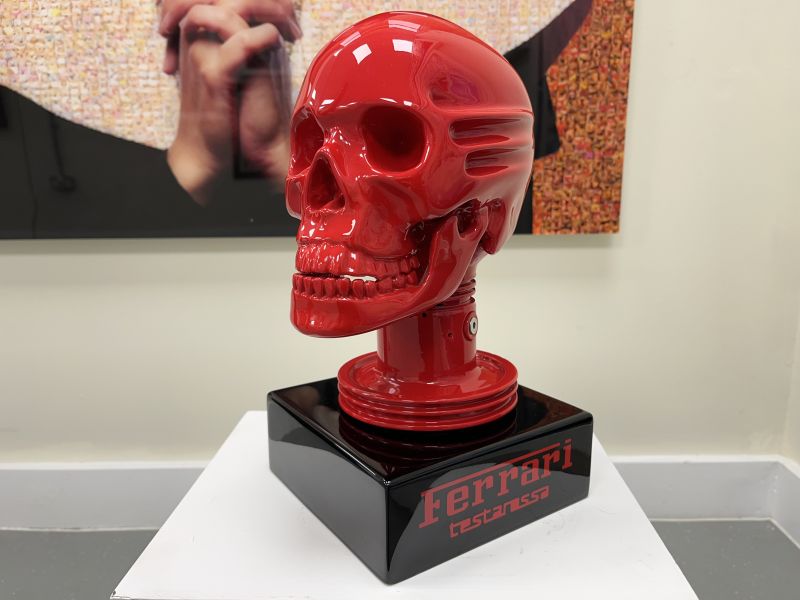 Click Here To Enlarge This Photo Of Ferrari Testarossa Skull
