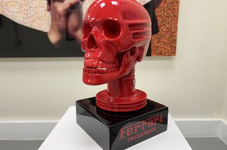 Erik SalinFerrari Testarossa SkullMixed Media Sculpture