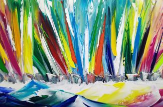 Jan NelsonColours At The LineOriginal ~ Acrylic on Canvas