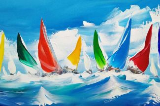 Jan NelsonWonderful WavesOriginal ~ Acrylic on Canvas