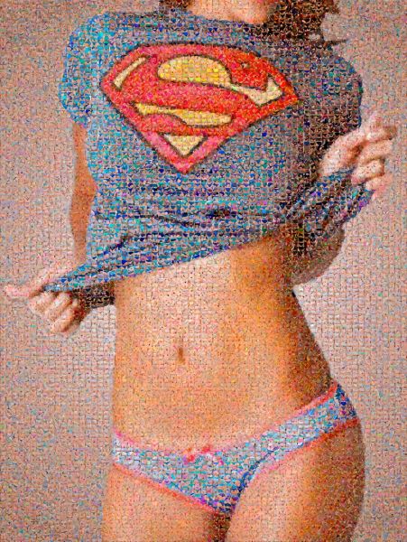 Click Here To Enlarge This Photo Of Superwoman  - Small Scale