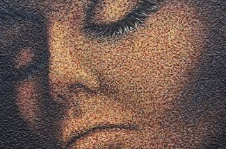 Kieran CrowderHead Study IOriginal ~ Mixed Media on Canvas