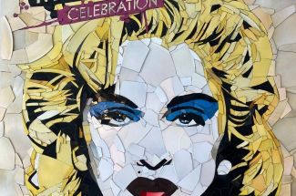 Ed ChapmanMadonnaOriginal Artwork ~ Shattered Vinyl Mosaic