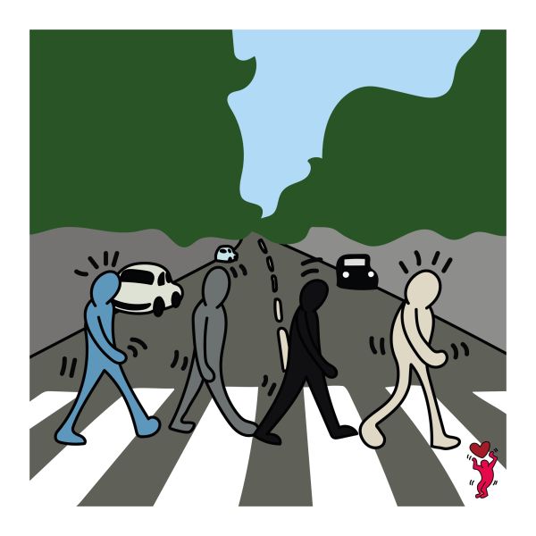 Click Here To Enlarge This Photo Of The Beatles - Abbey Road