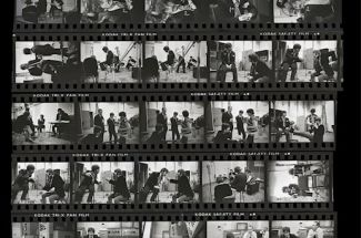 Frank HerrmannThe Beatles at Abbey Road - Contact Sheet - FoundSigned Limited Edition