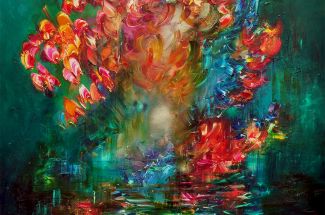 Victoria HorkanBaby You're A FireworkOriginal ~ Mixed Media on Canvas