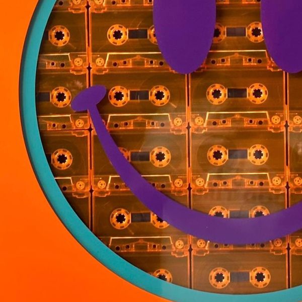 Click Here To Enlarge This Photo Of Cassette Face - Orange