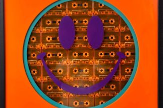 TBOYCassette Face - OrangeMixed Media