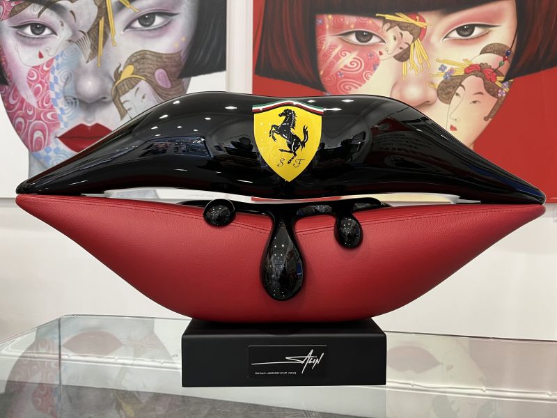 Click Here To Enlarge This Photo Of Ferrari Melting Lips