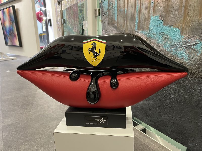 Click Here To Enlarge This Photo Of Ferrari Melting Lips