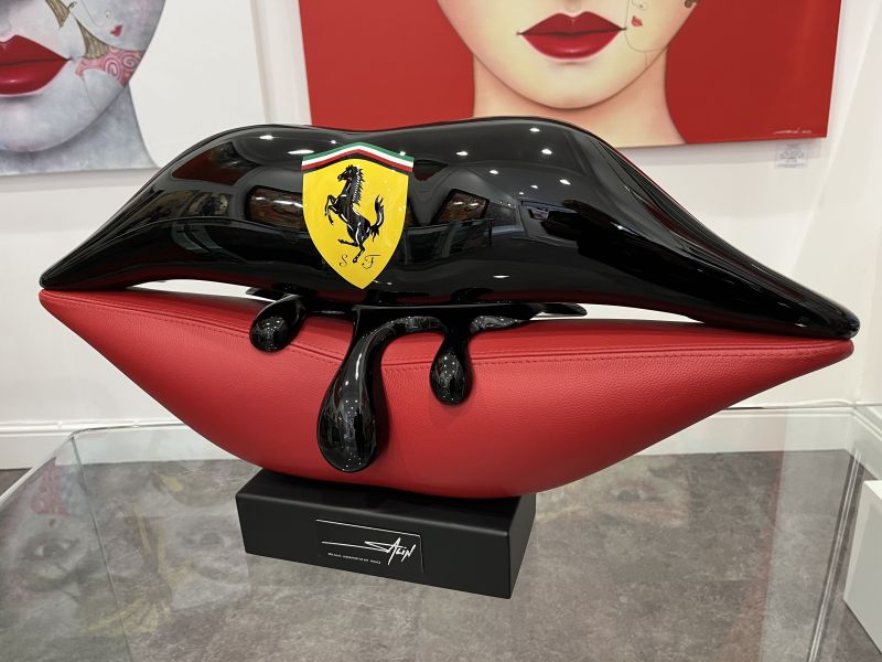 Click Here To Enlarge This Photo Of Ferrari Melting Lips