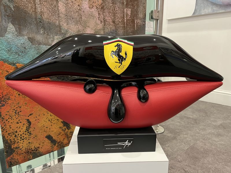 Click Here To Enlarge This Photo Of Ferrari Melting Lips