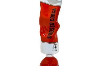 Geraldine MorinTube Ferrari RedOriginal - Mixed Media Sculpture