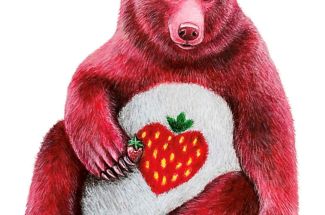 Louise McNaughtStrawbeary (Valentines)Signed Limited Edition
