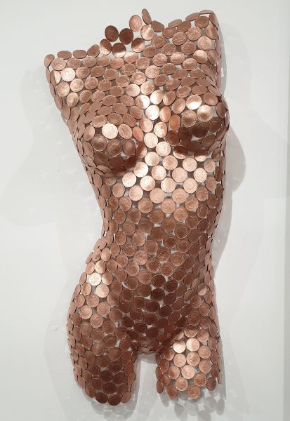 Click Here To Enlarge This Photo Of Female Wall Hanging Torso
