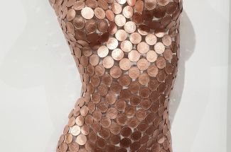 Shaun GaggFemale Wall Hanging TorsoOriginal - Wall Sculpture