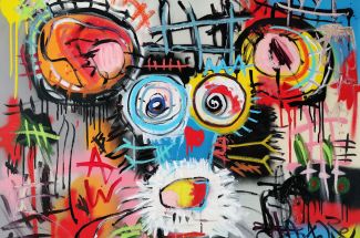Tadas ZaicikasBlue MouseOriginal - Mixed Media