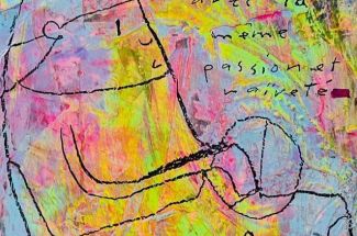 ZUT (AKA Julie Touchette)REVENIR VERS VOUS AVEC PASSION ET NAÏVETÉOriginal ~ Mixed Media on Wood