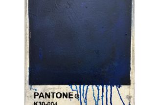 Kid30 (SmallKid)Dystopian BlueOriginal ~ Mixed Media on Canvas