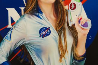 Trudy GoodStarship TrouperOriginal ~ Oil on Canvas