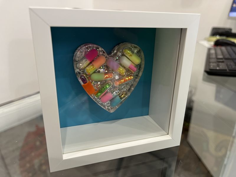 Click Here To Enlarge This Photo Of I Carry Your Heart (Blue)