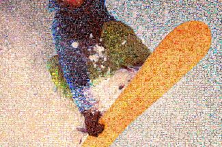 Joel Moens De HaseGliddingOriginal Photographic Mosaic