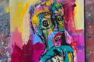 Ian JonesShokzaOriginal ~ Mixed Media