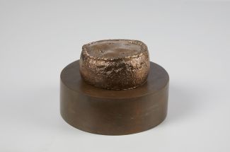 Bobby TongeBronze Pork PieOriginal Bronze Sculpture