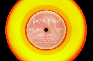 Richard HeepsVinyl Collection ‘Press Conference (Vivid Yellow)Signed Limited Edition