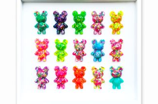 Emma GibbonsSelf-Care Bears (15)Original - Mixed Media
