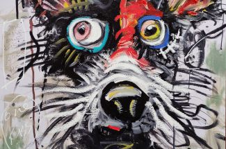 Tadas ZaicikasDog's LoveOriginal - Mixed Media