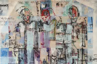 Joseph GilgunTall PoppyOriginal ~ Acrylic on Canvas