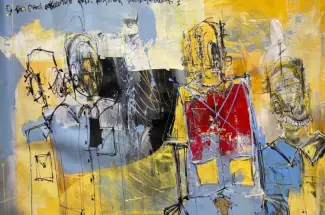 Joseph GilgunGinger WillyOriginal ~ Acrylic on Canvas