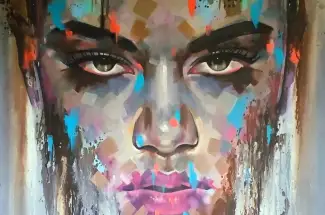 Rich ParkerDark MatterOriginal ~ Mixed Media on Canvas