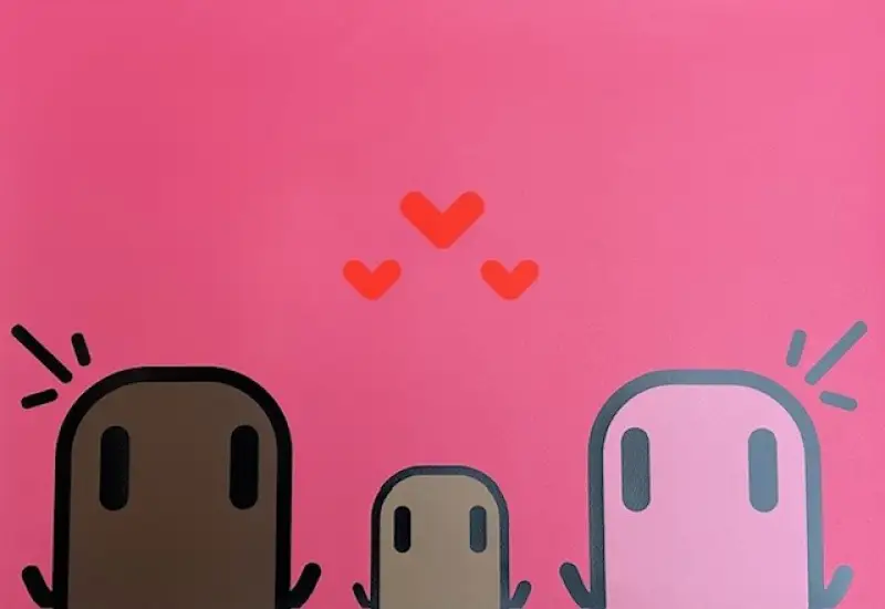 Click Here To Enlarge This Photo Of Family Pink