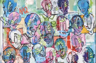 Joseph GilgunA Good SeshOriginal ~ Acrylic on Canvas