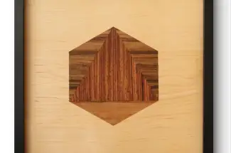 Hayden HathawayAuraOriginal ~ Mixed Media and Wood Veneer