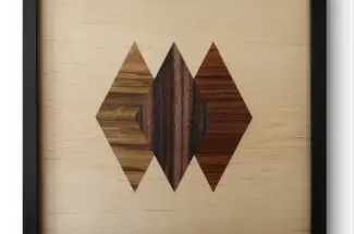 Hayden HathawayShardOriginal ~ Mixed Media and Wood Veneer