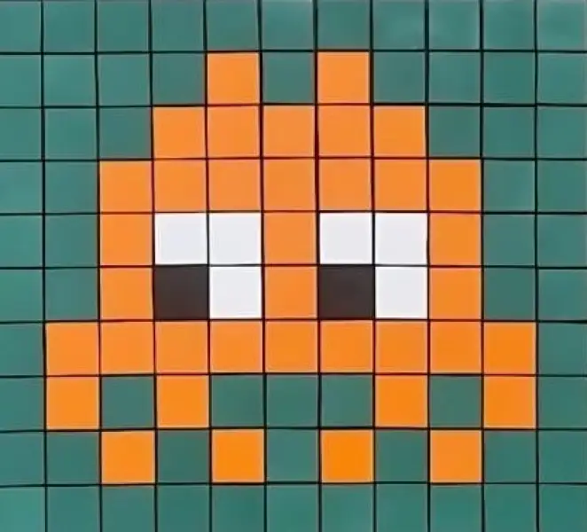 Click Here To Enlarge This Photo Of The Pixel Invader