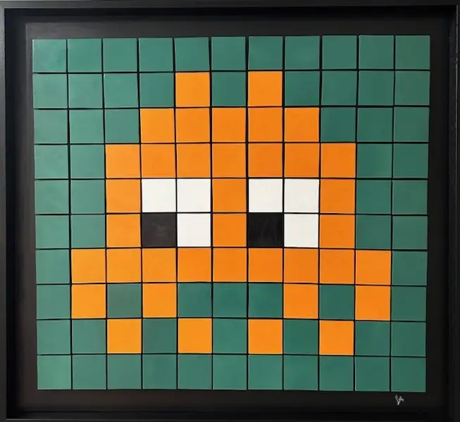 Click Here To Enlarge This Photo Of The Pixel Invader